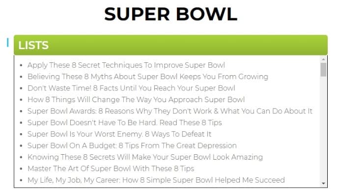 Blog title ideas