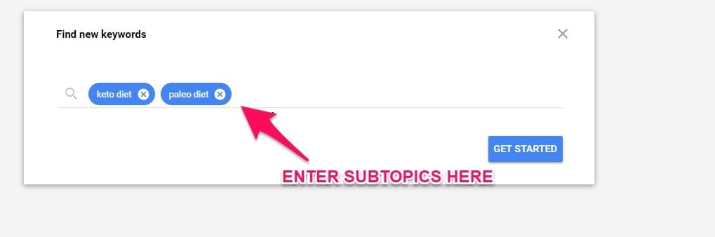 find new keywords