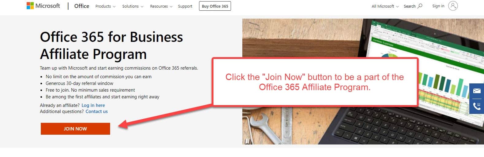 Office 365 Affiliate program