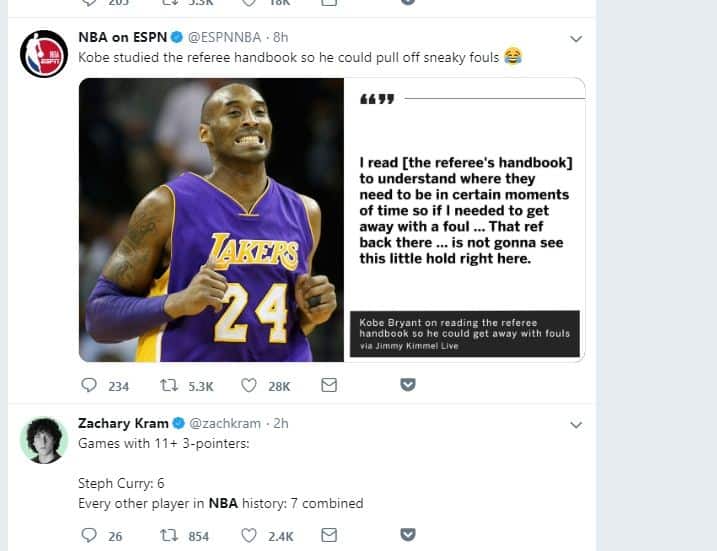 latest tweets