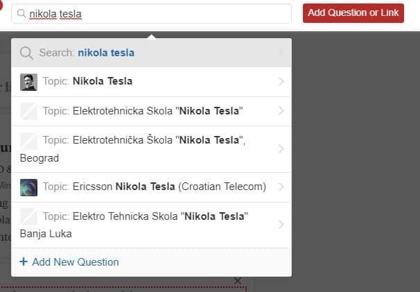 Quora search