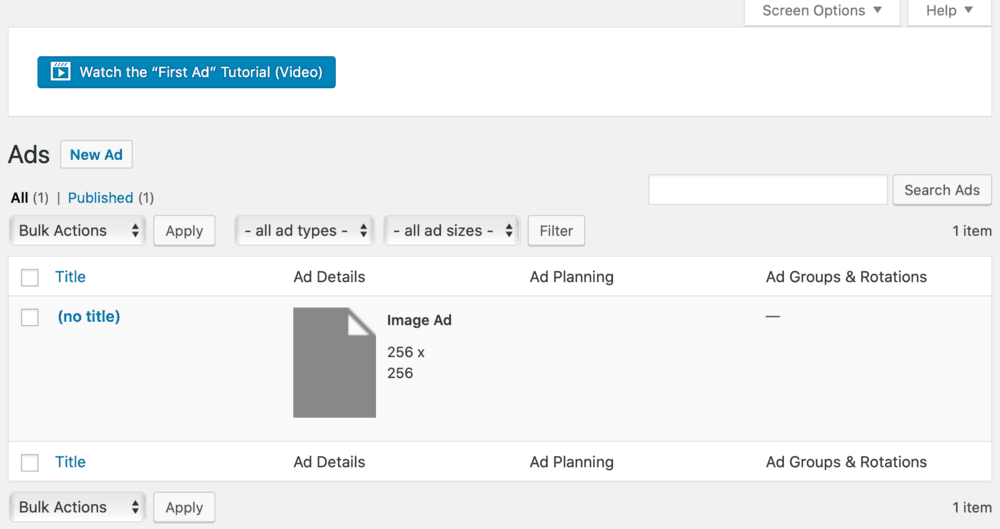 Advanced Ads