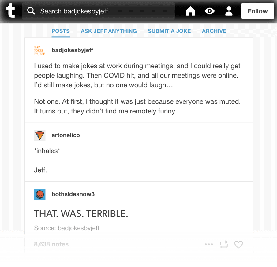 Bad Jokes by Jeff