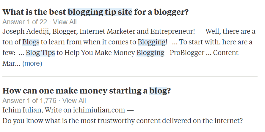 Best blogging sites