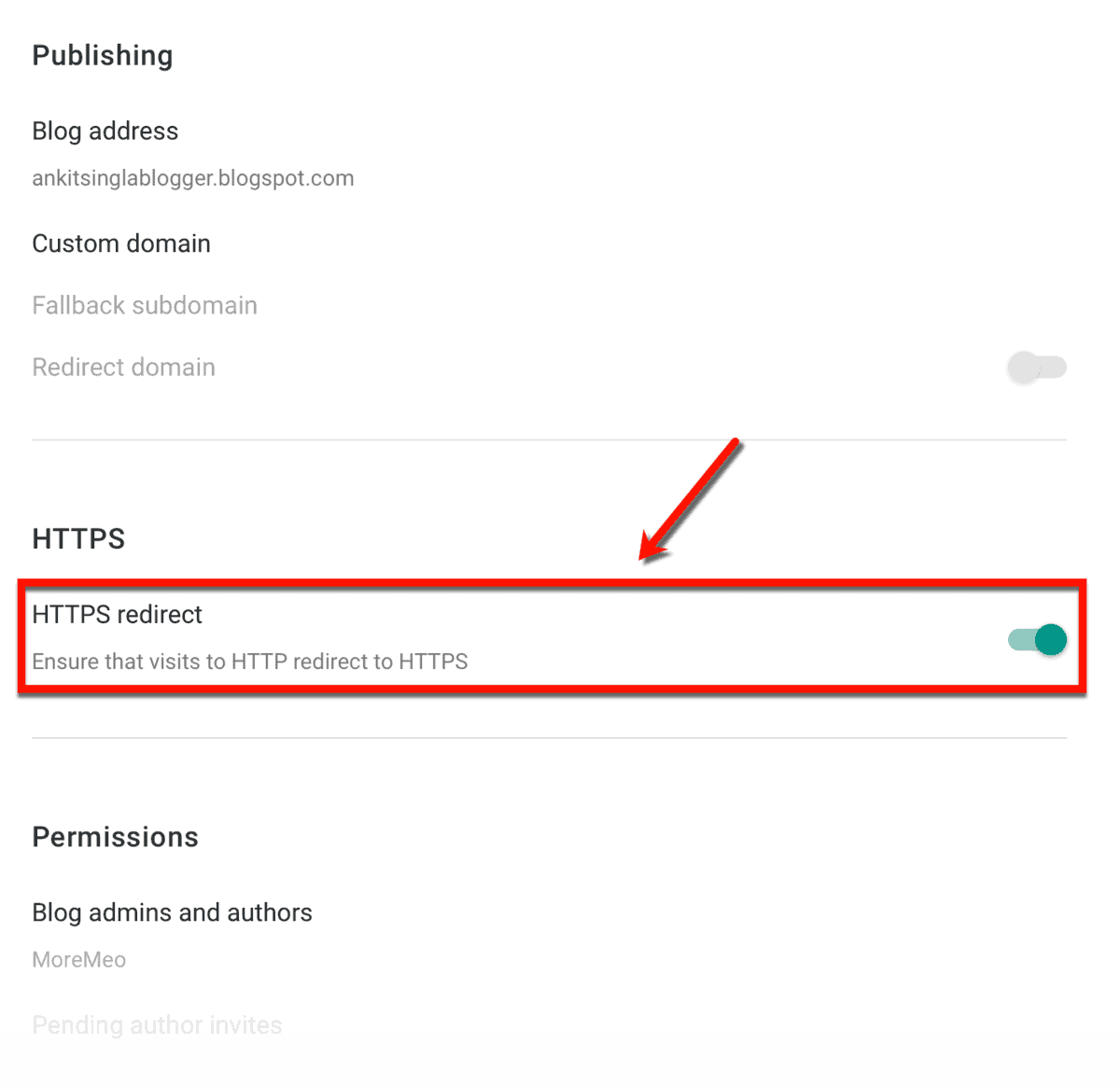 Blogger Free HTTPS