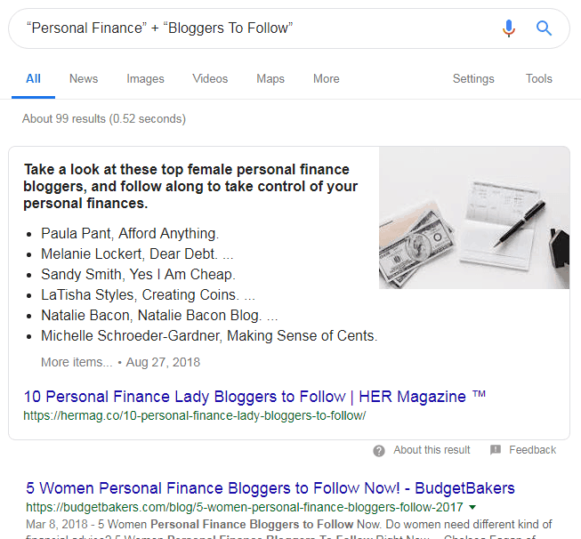 Bloggers to follow