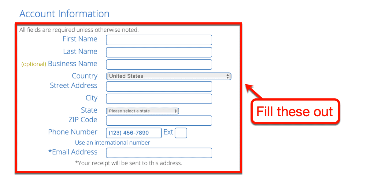 Account Information