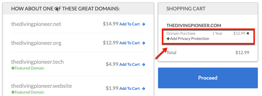 BlueHost pricing