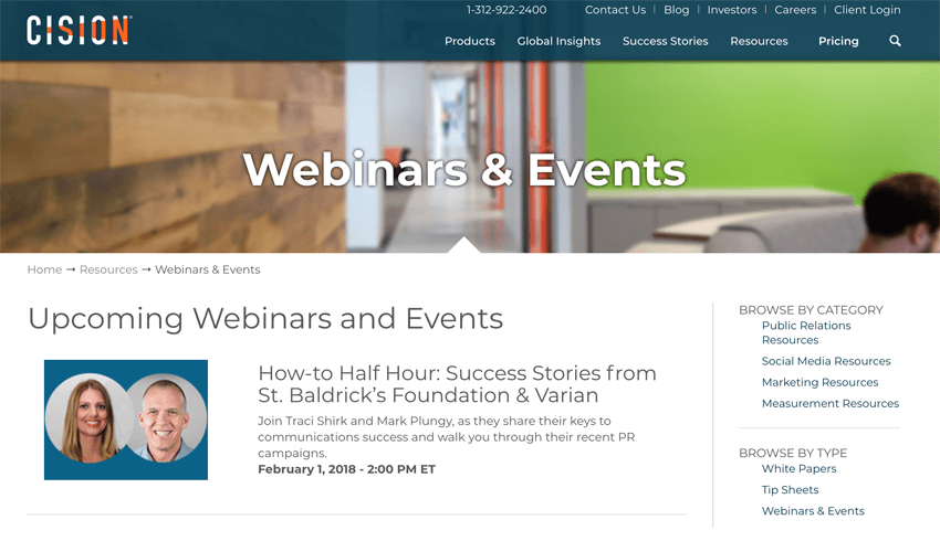 Cision Webinars and Events Cision Webinars and Events