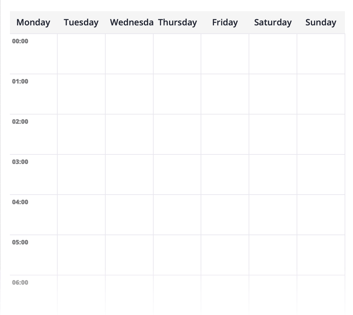 Content Calendar