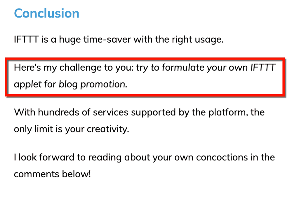 CTA Example