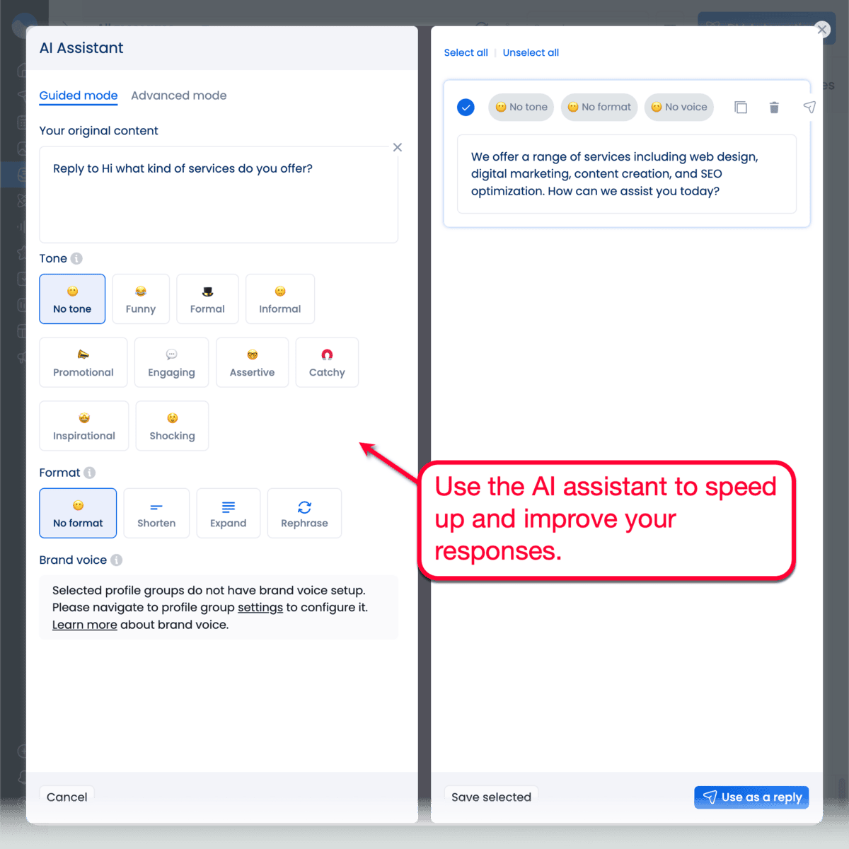 DM AI Assistant