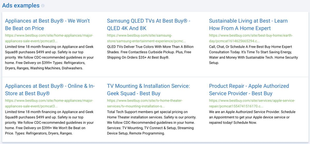 Ads Examples