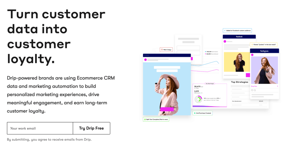 Drip Homepage