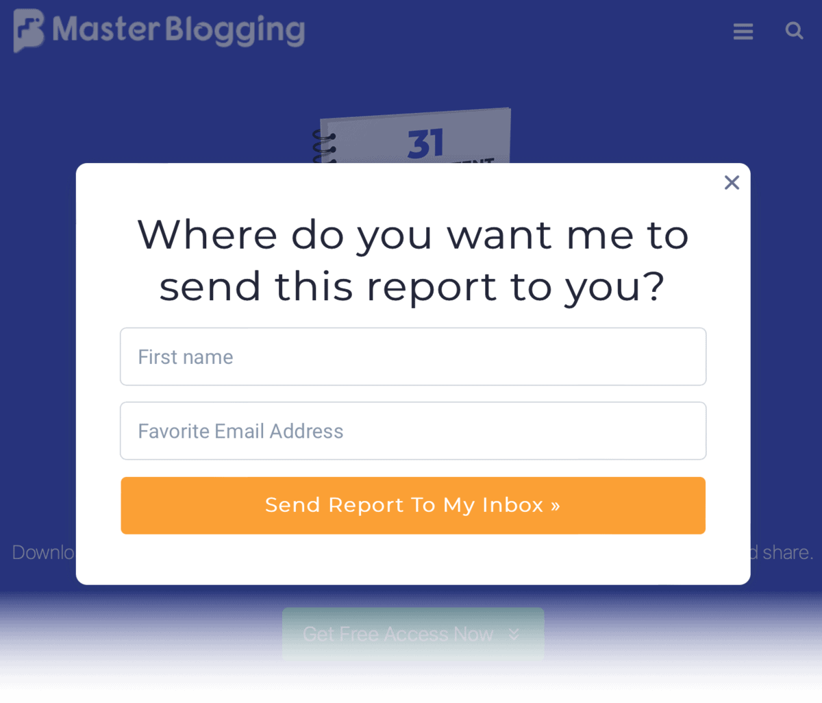 Email Capture Form