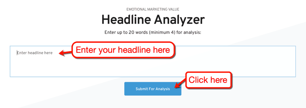EMV Headline Analyzer