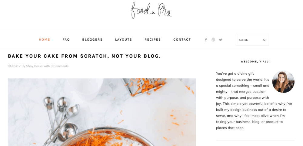 Foodie Pro Demo
