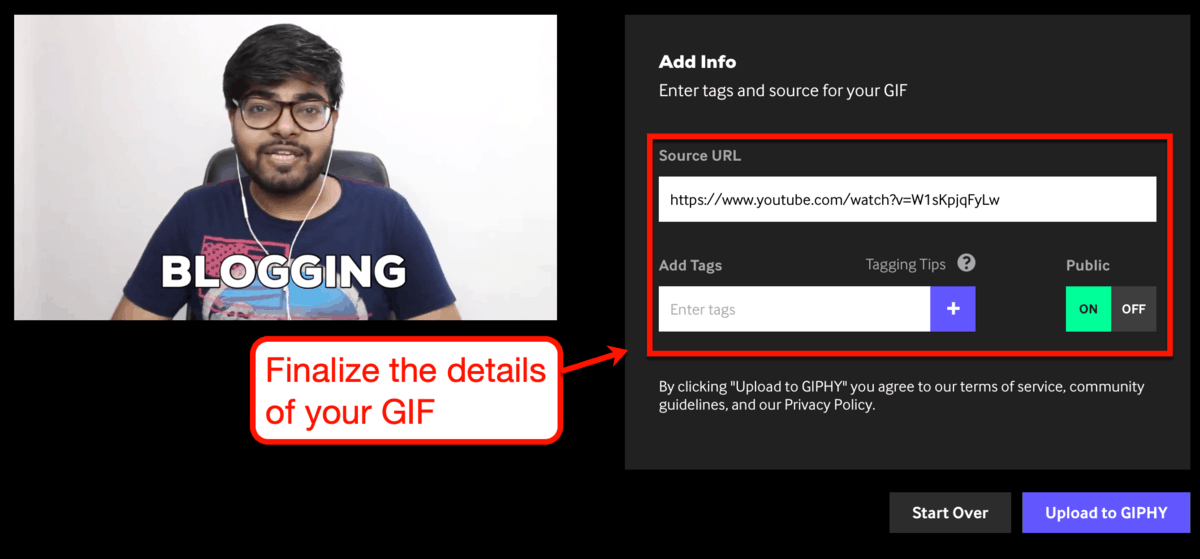 Adding GIPHY Info