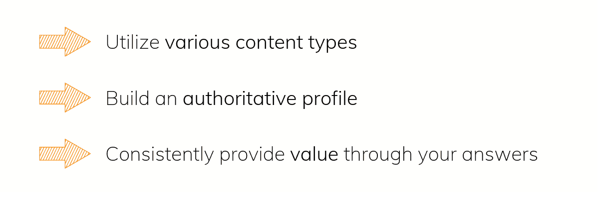 how to build authority on quora