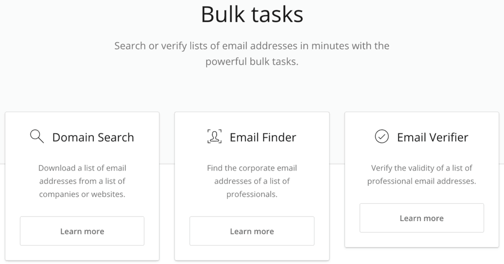 Hunter Bulk Tasks