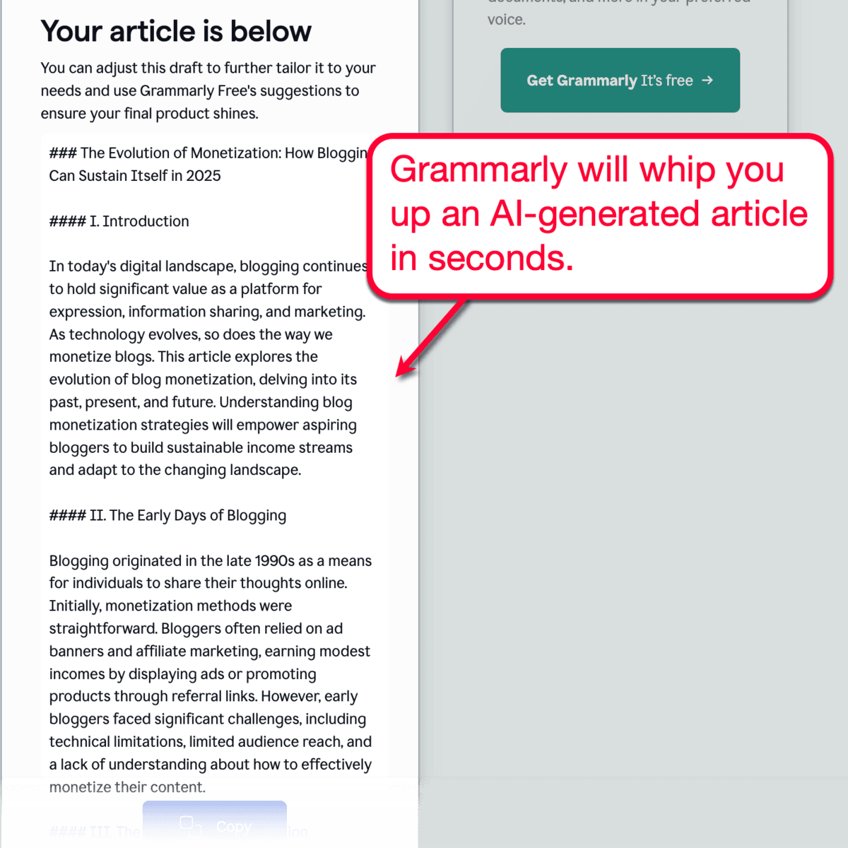 AI-Generated Article