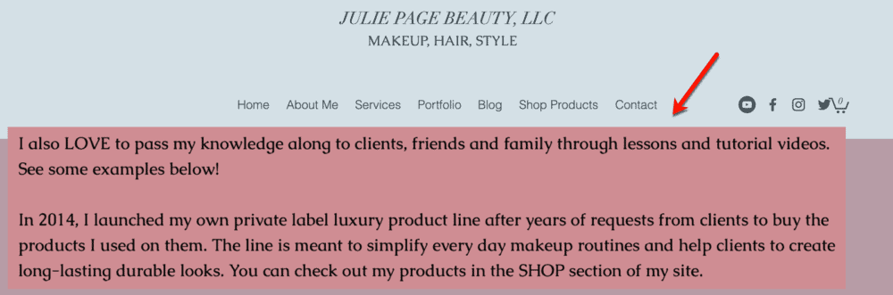 Julie Page's introduction