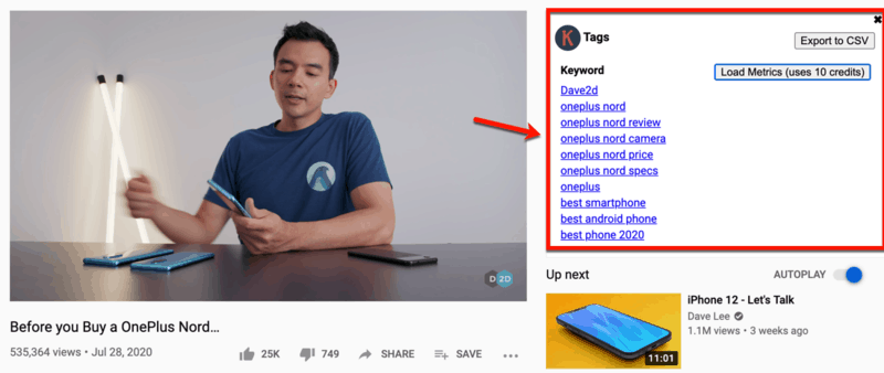 Keywords Everywhere