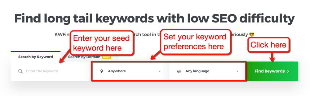 How to Use KWFinder
