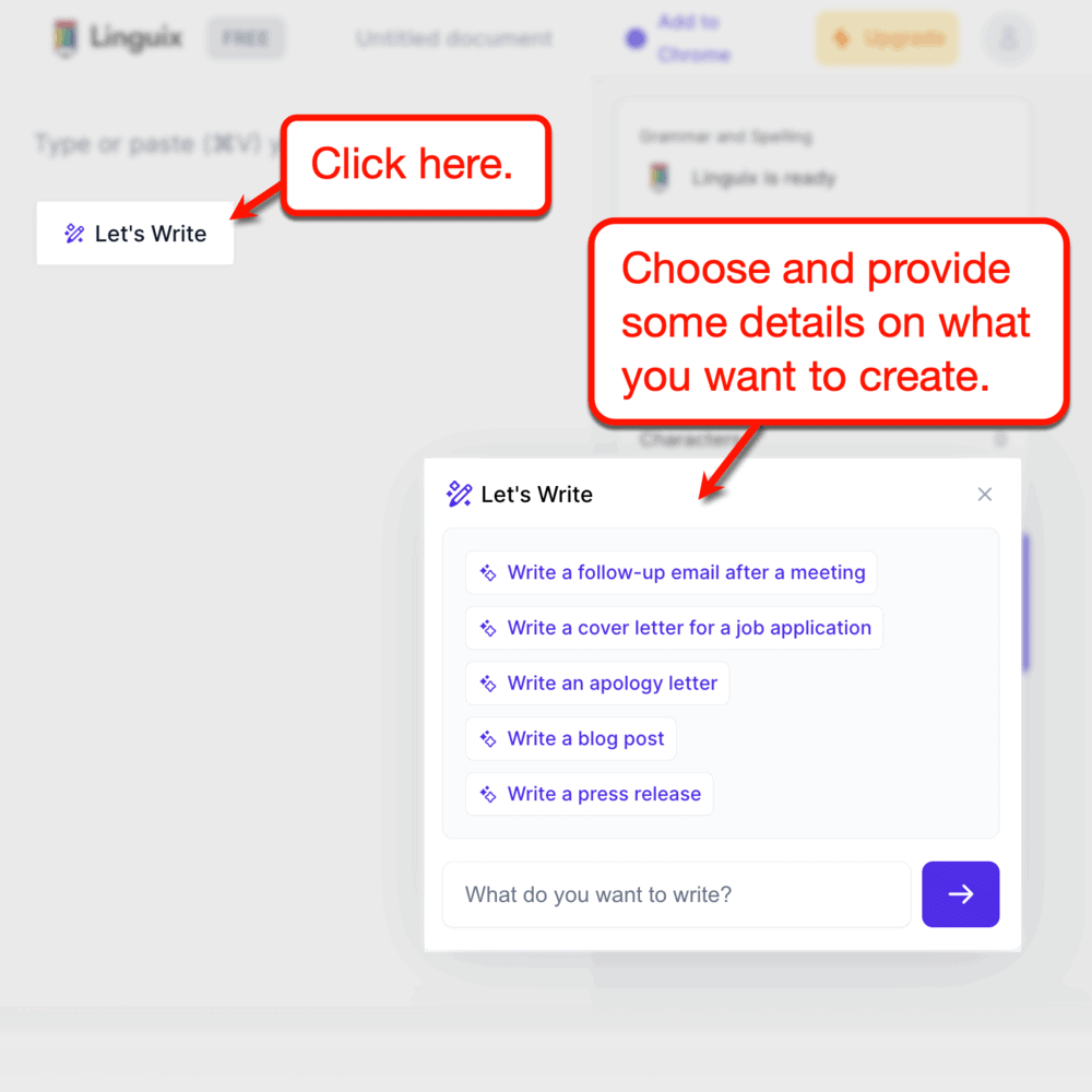 Linguix AI tools