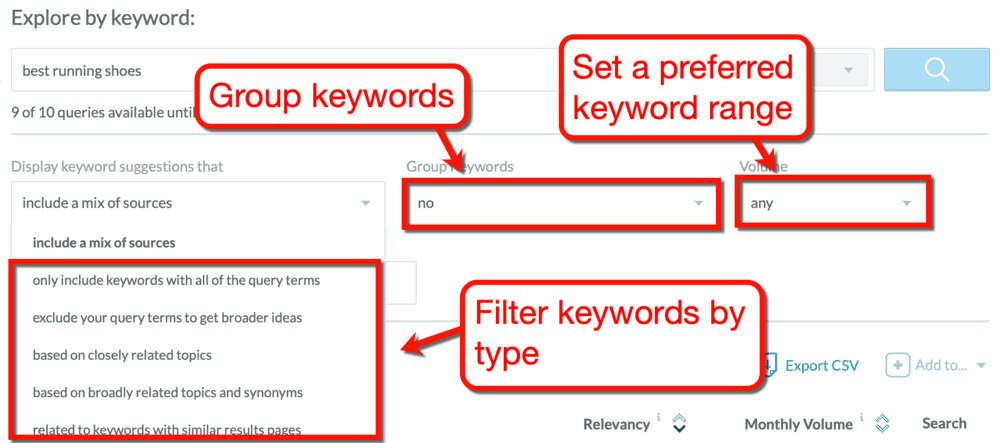Moz Basic Filters