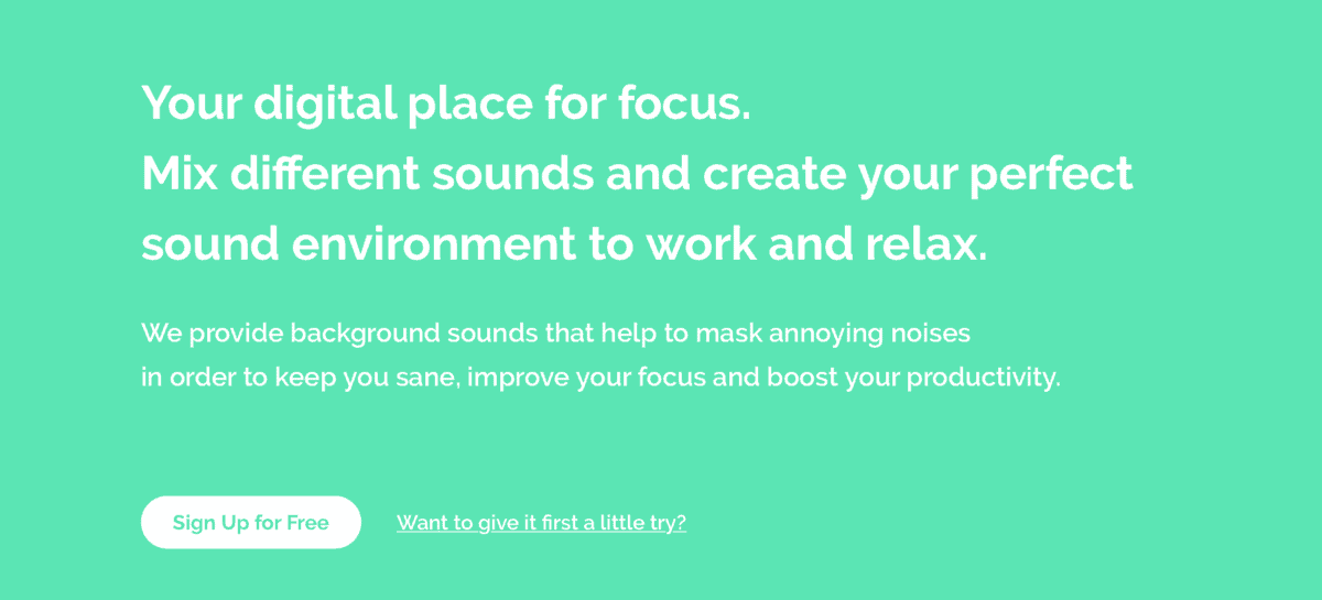 Noisli Value Proposition