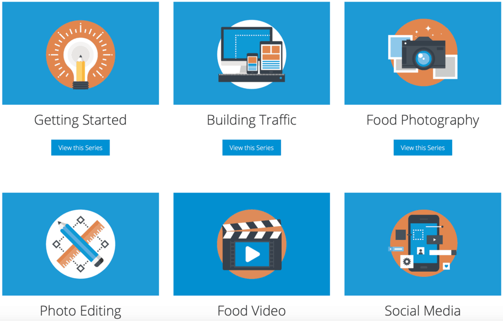 Online Courses Page