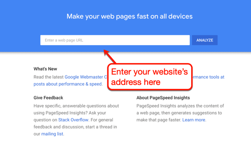 PageSpeed Insights