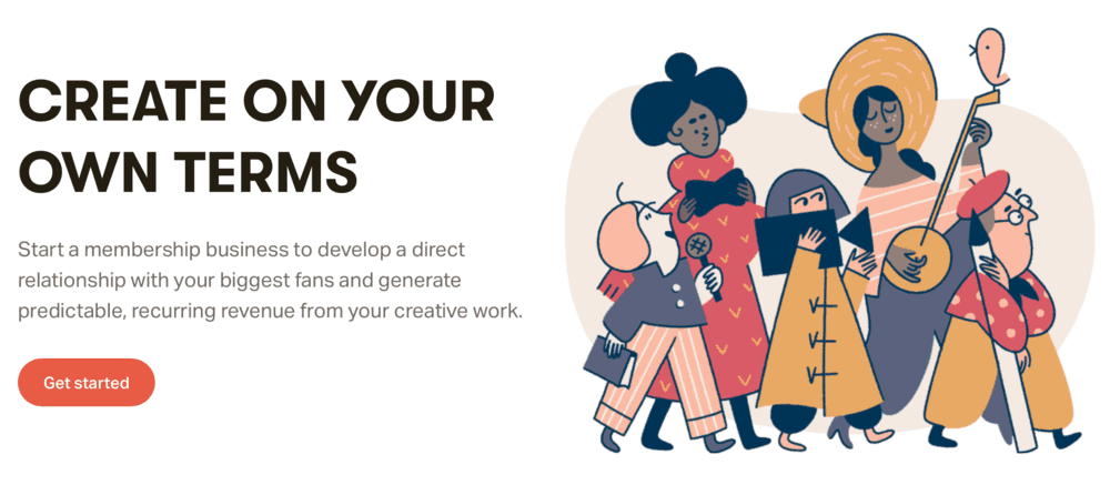 Patreon Homepage