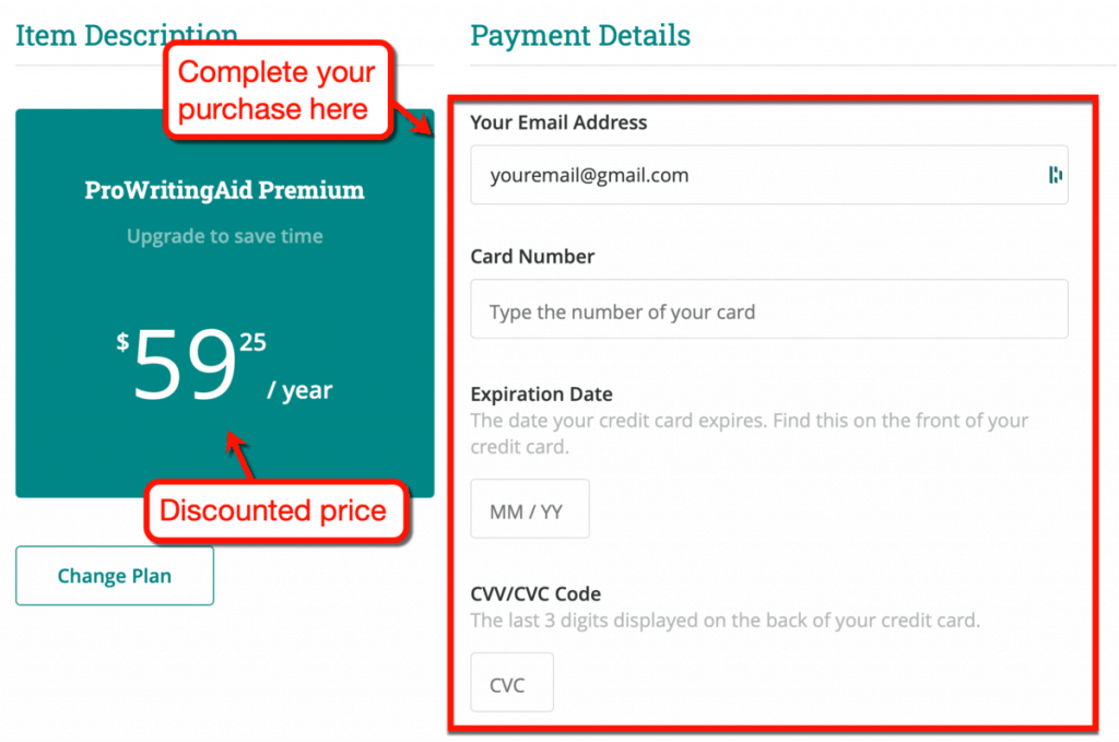 Payment Details