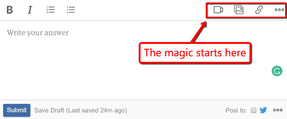 quora editor