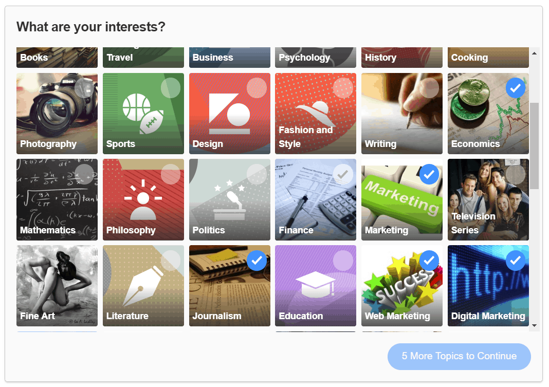 quora interests