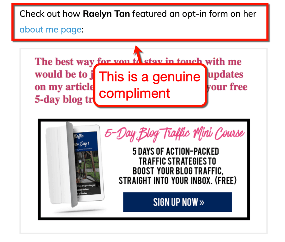Using Raelyn Tan as a Positive Example