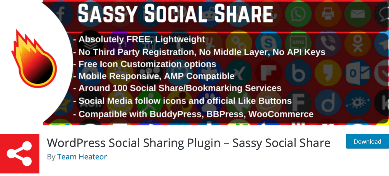 Sassy Social Share