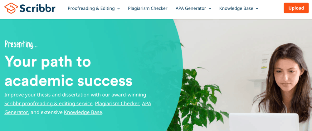Scribbr Homepage