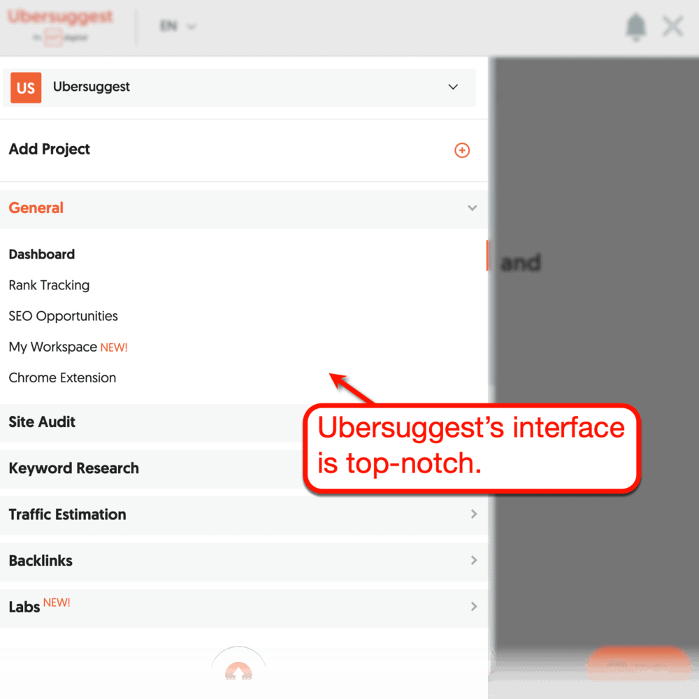 Ubersuggest Tools