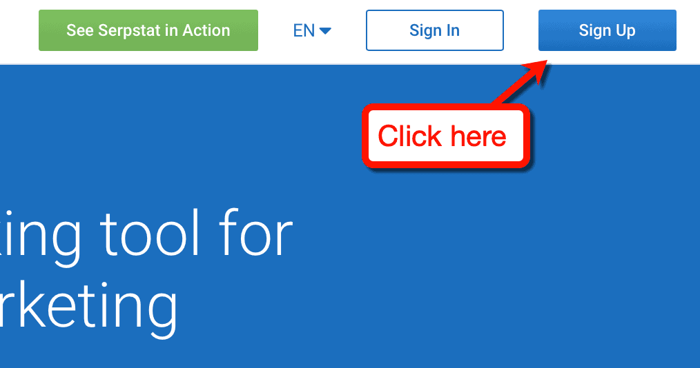 Sign Up Button