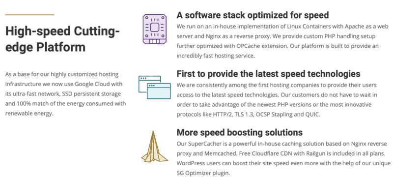 SiteGround Features