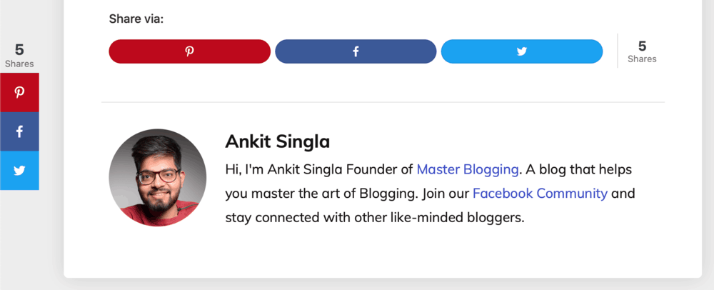 SocialSnap Buttons