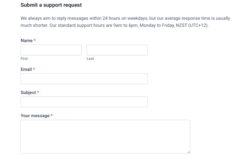 Submitting a Support Request to ConvertBox