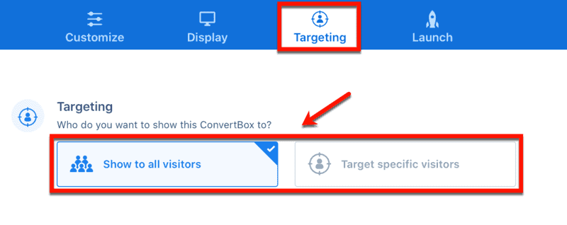 Targeting Settings