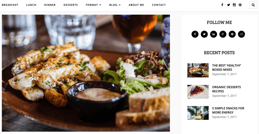 Tastefully Theme Features