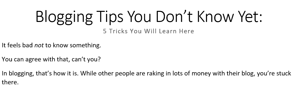 The APP Method