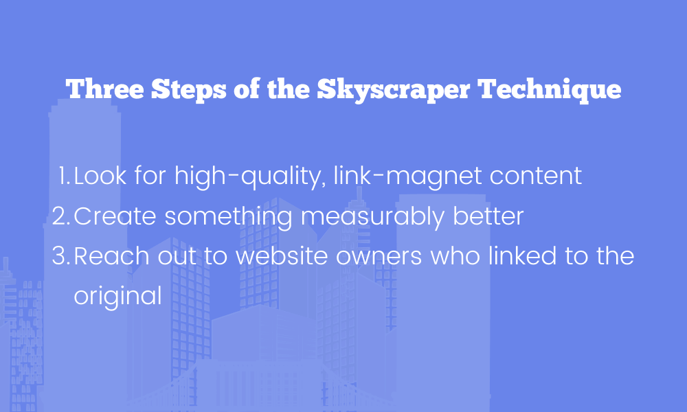 Three Steps of the Skyscraper Technique