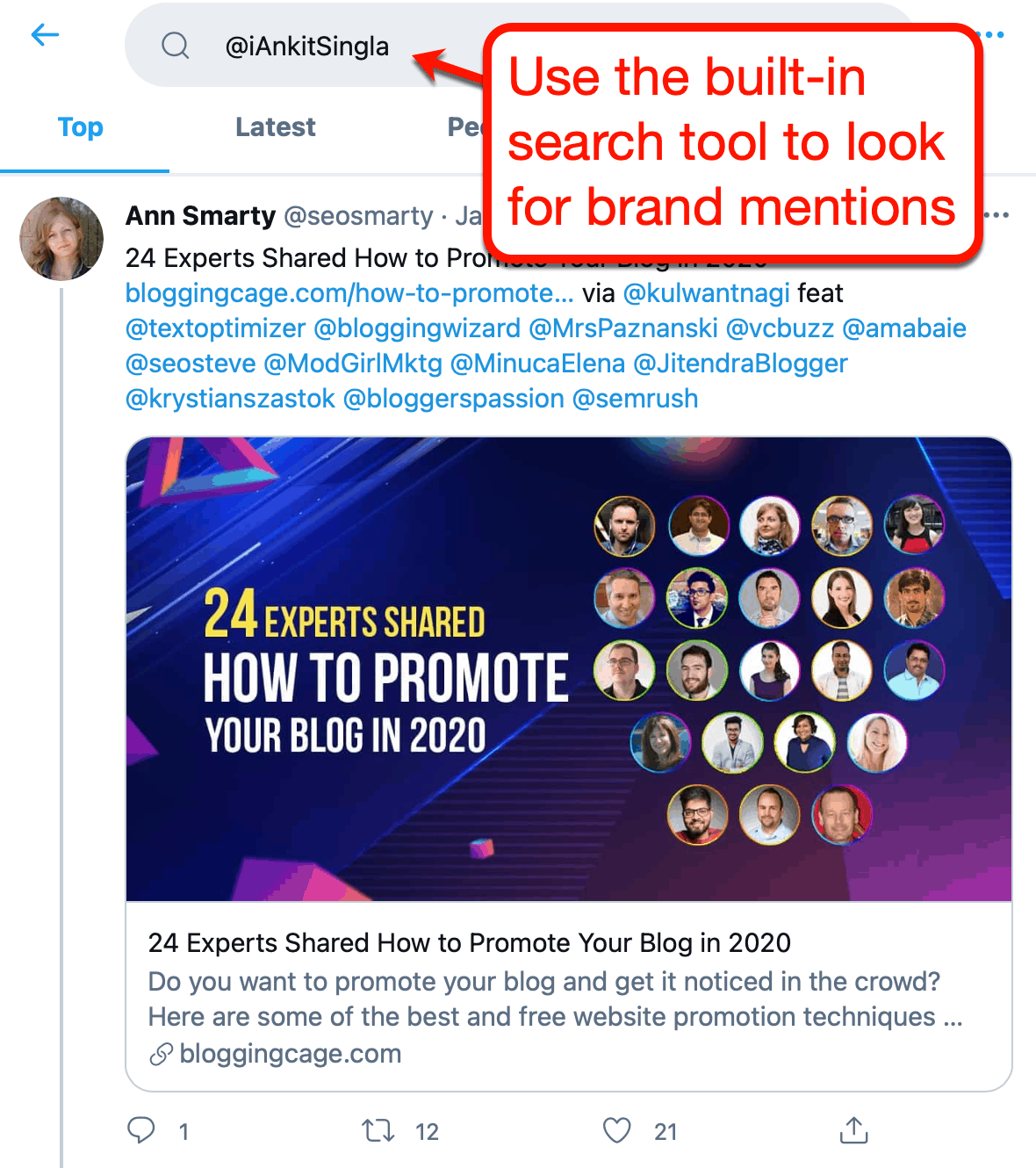 Twitter Search Tool